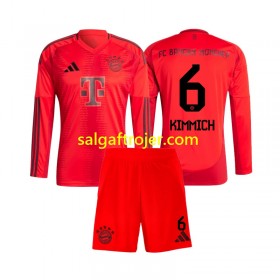 Bayern München Joshua Kimmich 6 Fodboldtrøjer Børn Hjemmebanesæt 2024/25 Langærmet